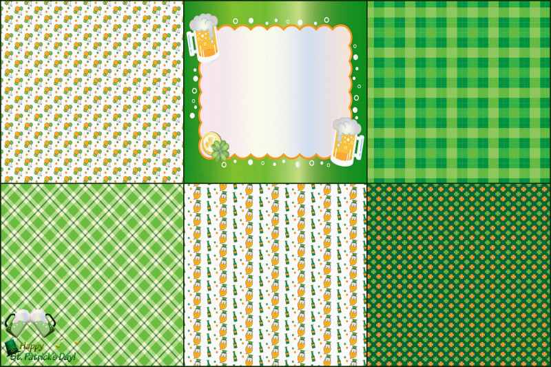 St Patrick's Day Children's Activities
 St Patrick s Day Variety Digital Paper Pack By Me and
