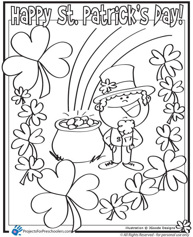 St Patrick'S Day Coloring Pages For Kids
 free st patrick s day printables Google Search
