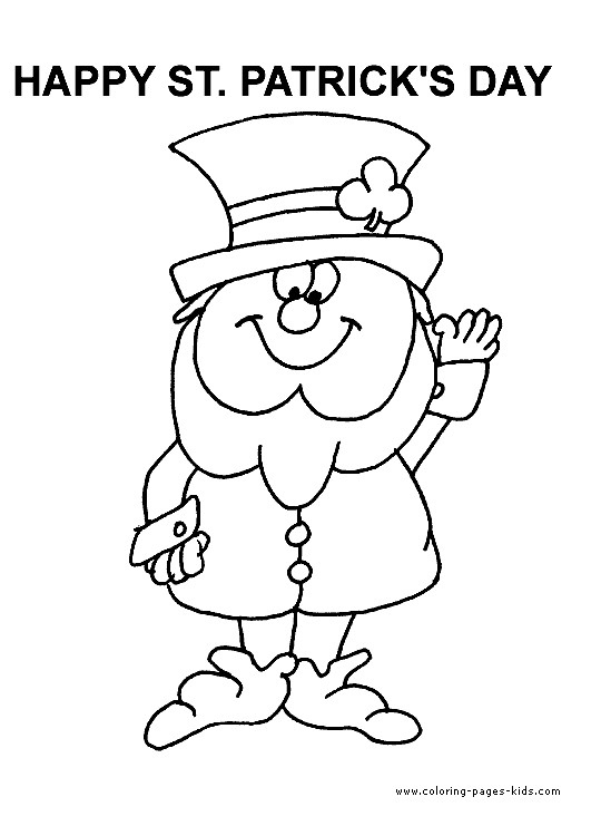 St Patrick'S Day Coloring Pages For Kids
 St Patricks Day Free Printables