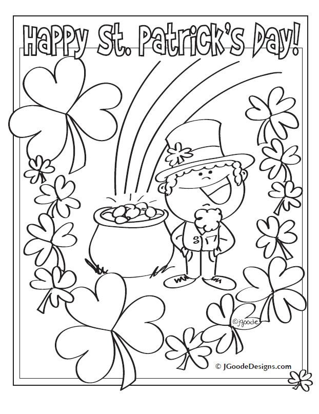 St Patrick'S Day Coloring Pages For Kids
 1000 images about St Patricks Coloring Pages on Pinterest