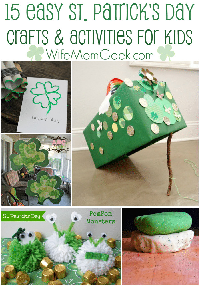 St Patrick's Day Crafts
 15 Easy St Patrick s Day Crafts and Activities for Kids