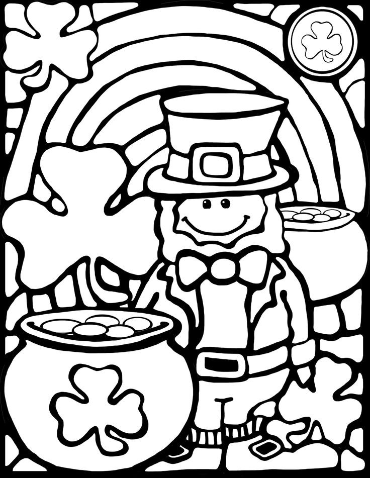 St Patrick'S Day Printable Coloring Pages
 206 best images about March Art Projects on Pinterest