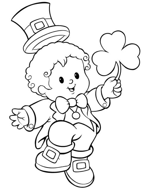St Patrick'S Day Printable Coloring Pages
 Free St Patrick s Day Coloring Pages Happiness is Homemade