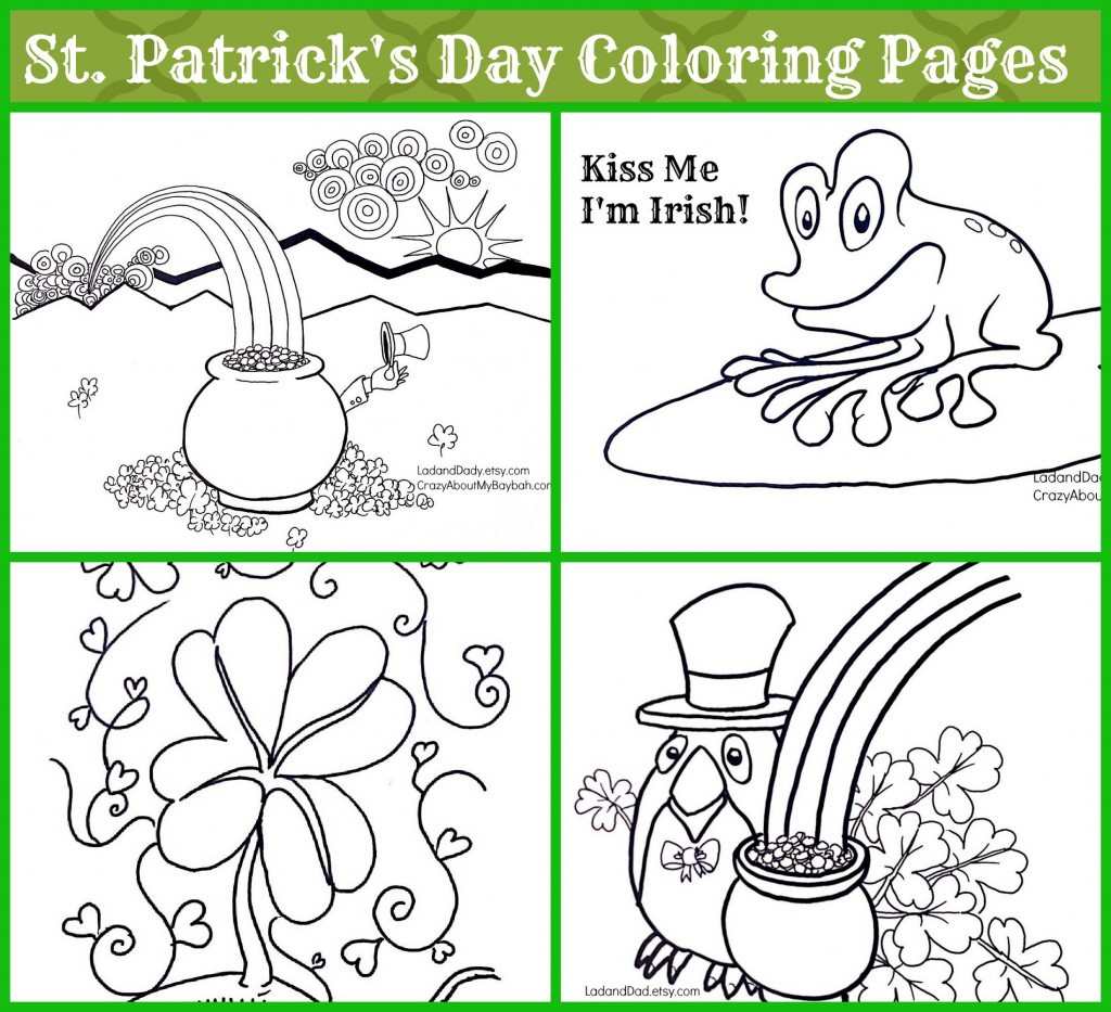 St Patrick'S Day Printable Coloring Pages
 St Patrick s Day Coloring Pages for Kids