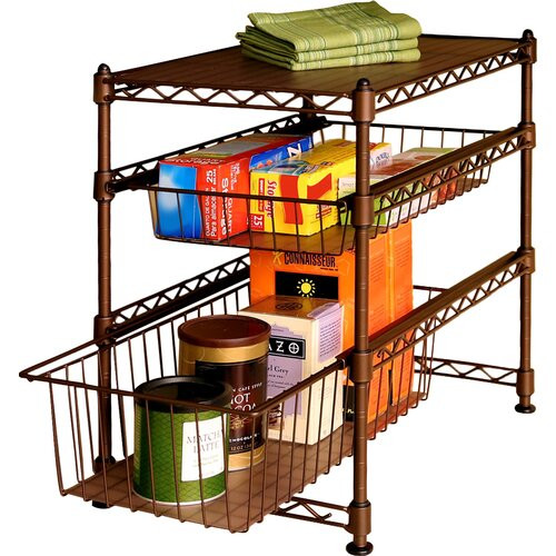 Stackable Kitchen Cabinet Organizer
 Wayfair Basics Wayfair Basics Stackable Kitchen Cabinet