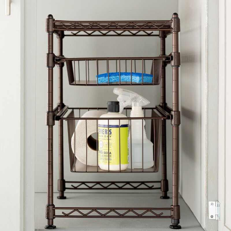 Stackable Kitchen Cabinet Organizer
 Wayfair Basics™ Wayfair Basics Stackable Kitchen Cabinet