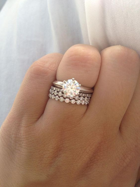 Stacked Wedding Rings
 Trending Stackable Engagement Rings