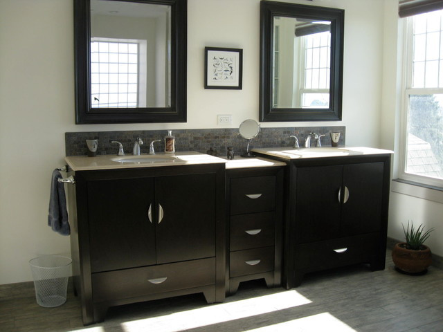 Stand Alone Bathroom Vanity
 Client s from UniqueVanities