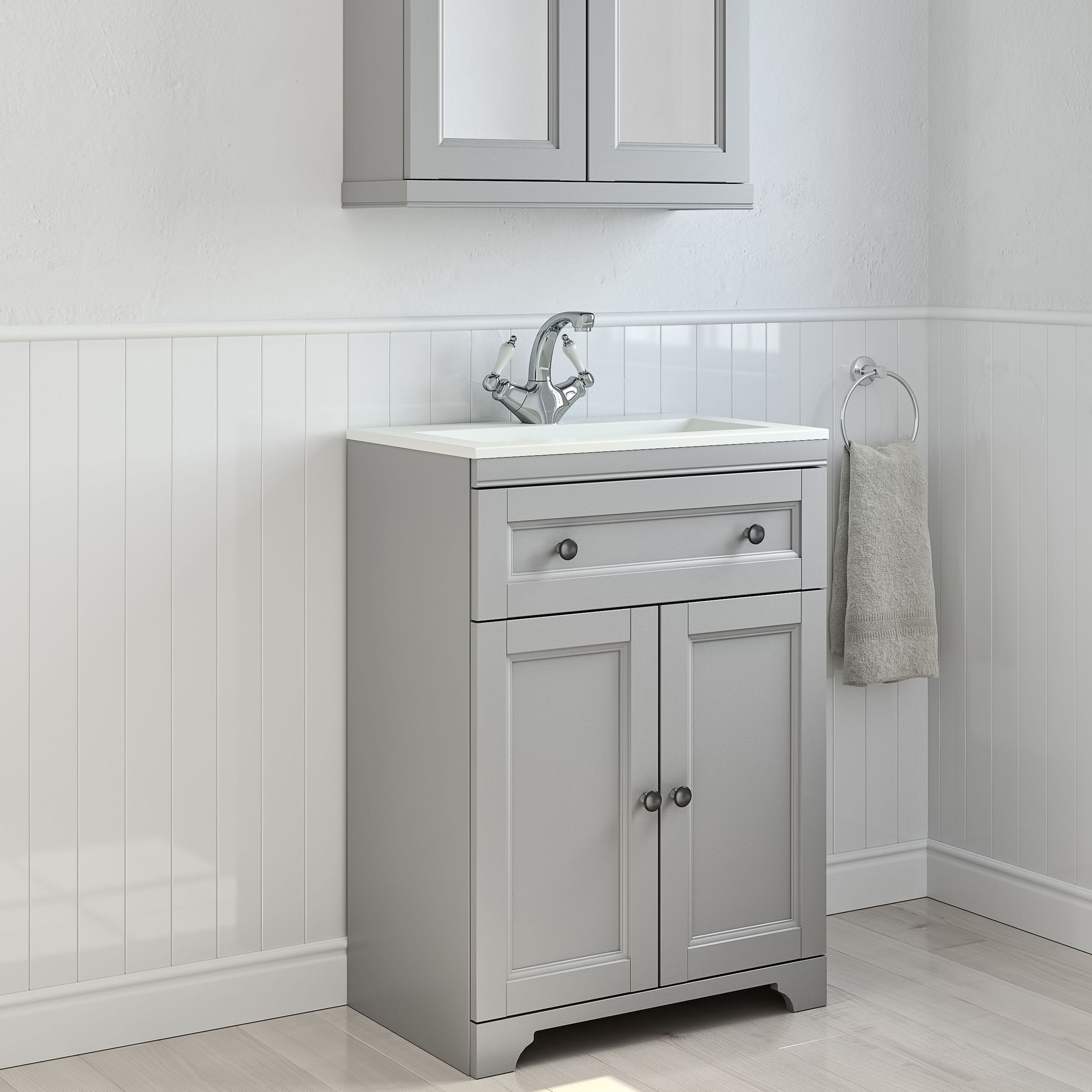 Stand Alone Bathroom Vanity
 Bathroom Decorations And Style Stand Alone Cabinets