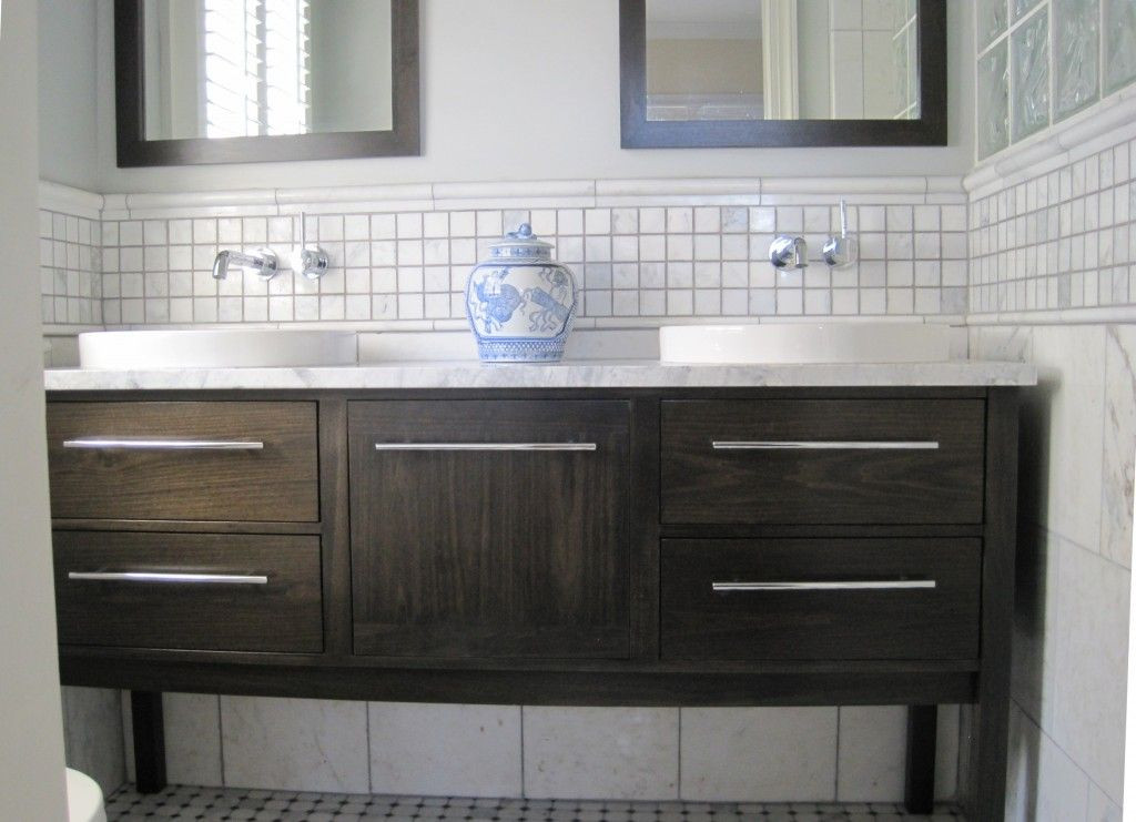 Stand Alone Bathroom Vanity
 The vanity I want is a stand alone sink and it will fit in