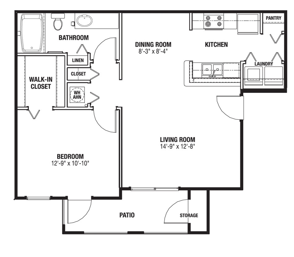 Standard Bedroom Dimensions
 Floor Plans for Available Apartments near The Villages