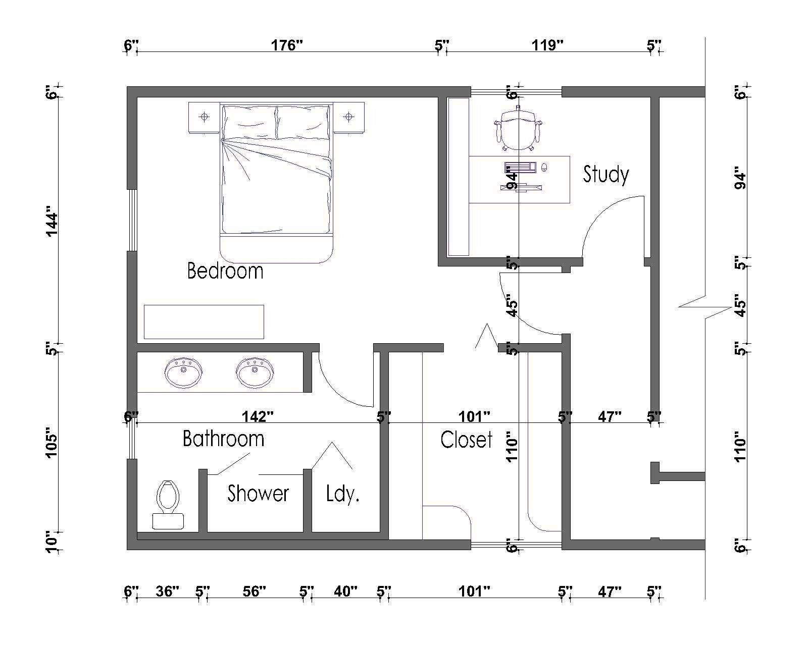 Standard Master Bedroom Size
 Perfect Size