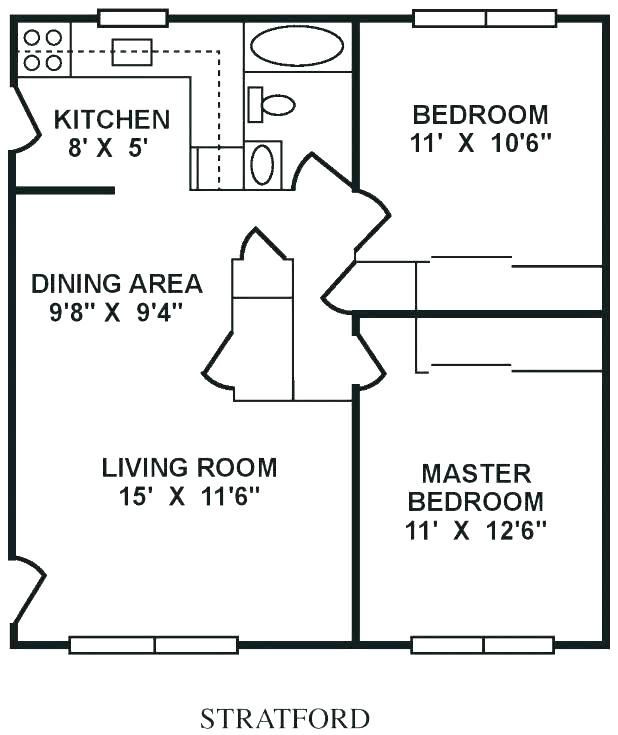 Standard Master Bedroom Size
 normal sofa size