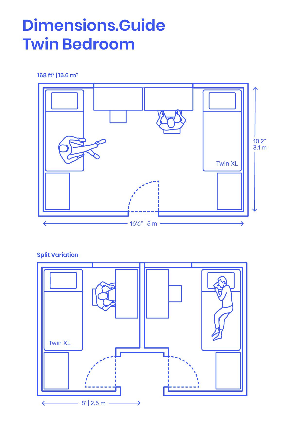 Standard Master Bedroom Size
 Twin