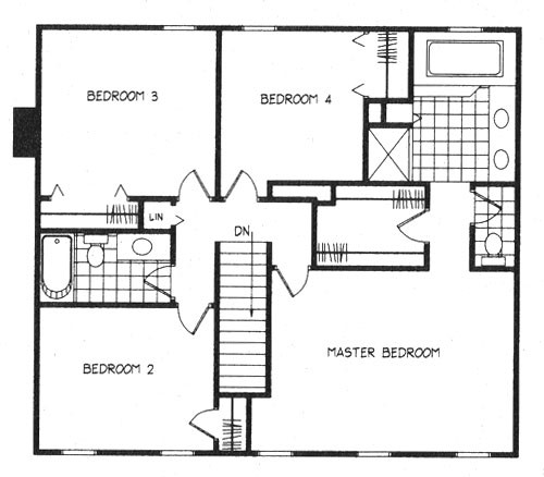 Standard Master Bedroom Size
 Keystone Floorplan offered by Ore Creek Devlopment Corp