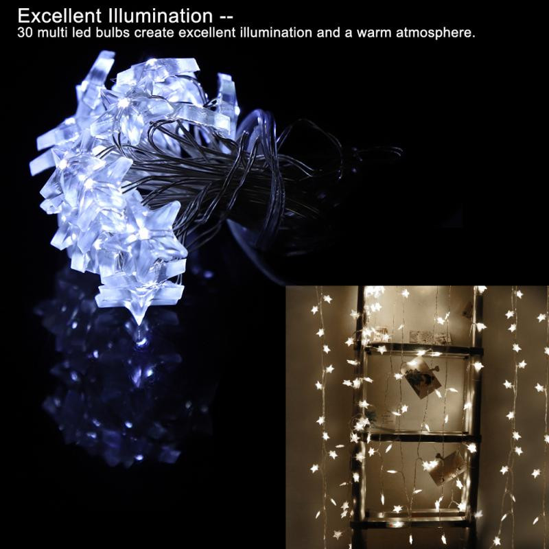 Star String Lights For Bedroom
 30 LED Star Fairy String Light Chrismas LED String Lights