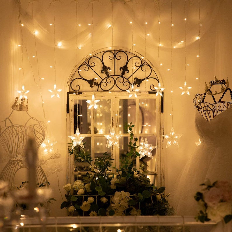 Star String Lights For Bedroom
 Star String Lights for Bedroom Twinkle Lights LED Window