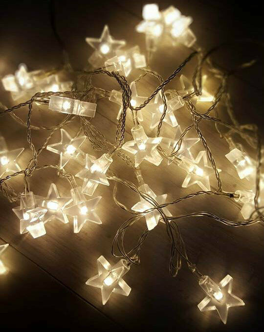 Star String Lights For Bedroom
 Star Fairy Lights 30 Warm White LED Indoor Bedroom