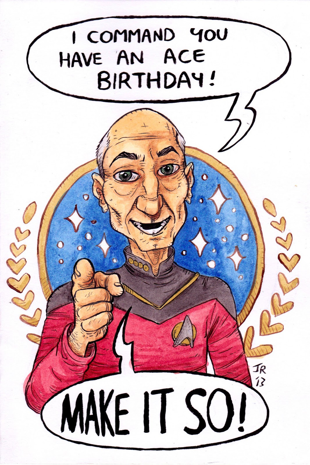 Star Trek Birthday Cards
 The Scribblings of a Staffordshire Maniac Birthday Cards