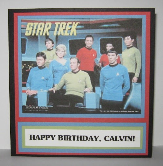 Star Trek Birthday Cards
 StamperJoyce s Creative Corner Star Trek Birthday Card