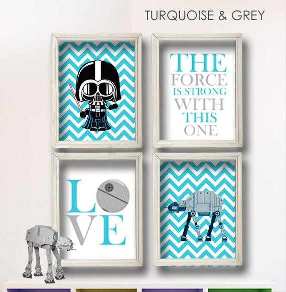 Star Wars Baby Decor
 Items similar to Baby Boy Star Wars Nursery Art Boy Room