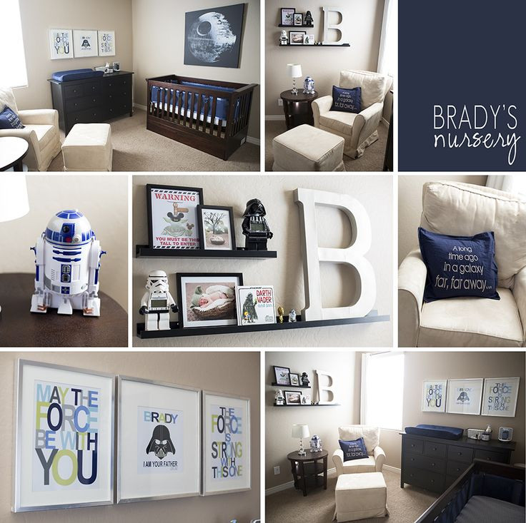 Star Wars Baby Decor
 Star Wars nursery Baby Boy Bishop