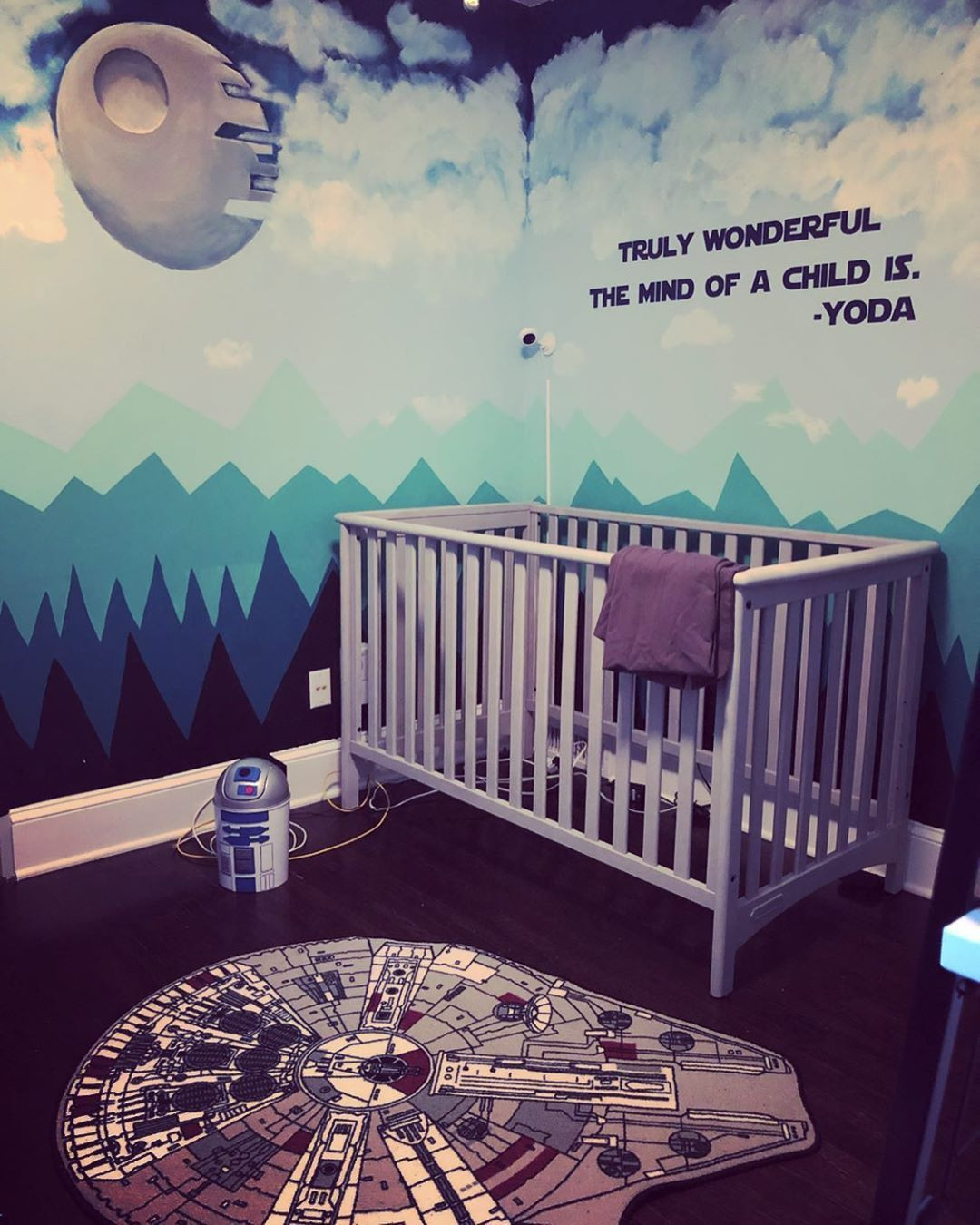 Star Wars Baby Decor
 John on Instagram “Jack’s Star Wars nursery update R2