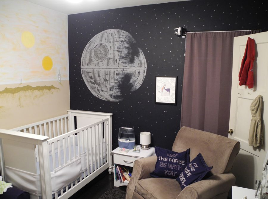 Star Wars Baby Decor
 the star wars room