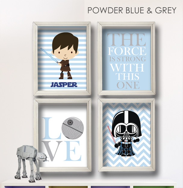 Star Wars Baby Decor
 Baby Boy Star Wars Nursery Art Boy Room Decor BR001