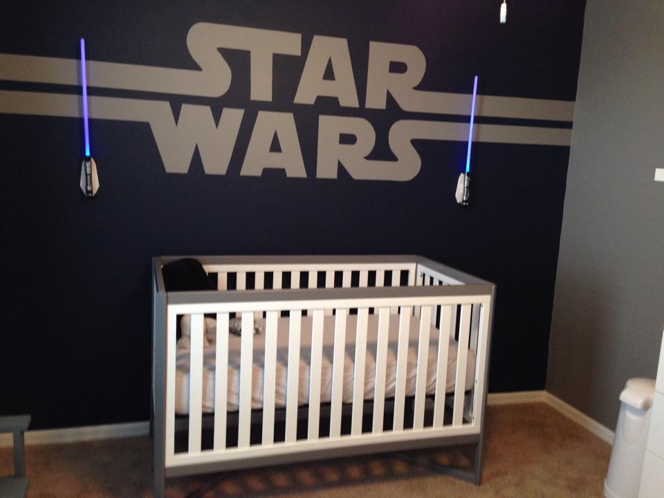 Star Wars Baby Decor
 DIY Star Wars Baby Nursery Design by Greg Pabst