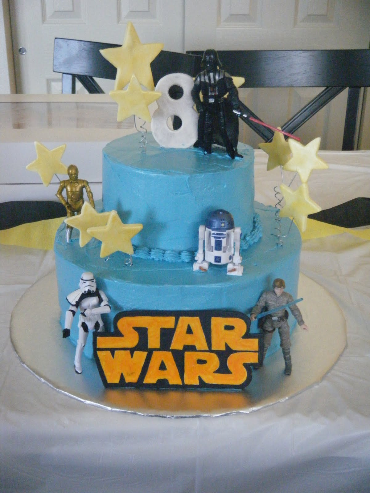 Star Wars Birthday Cake Ideas
 Cakessica Star Wars Birthday Cake
