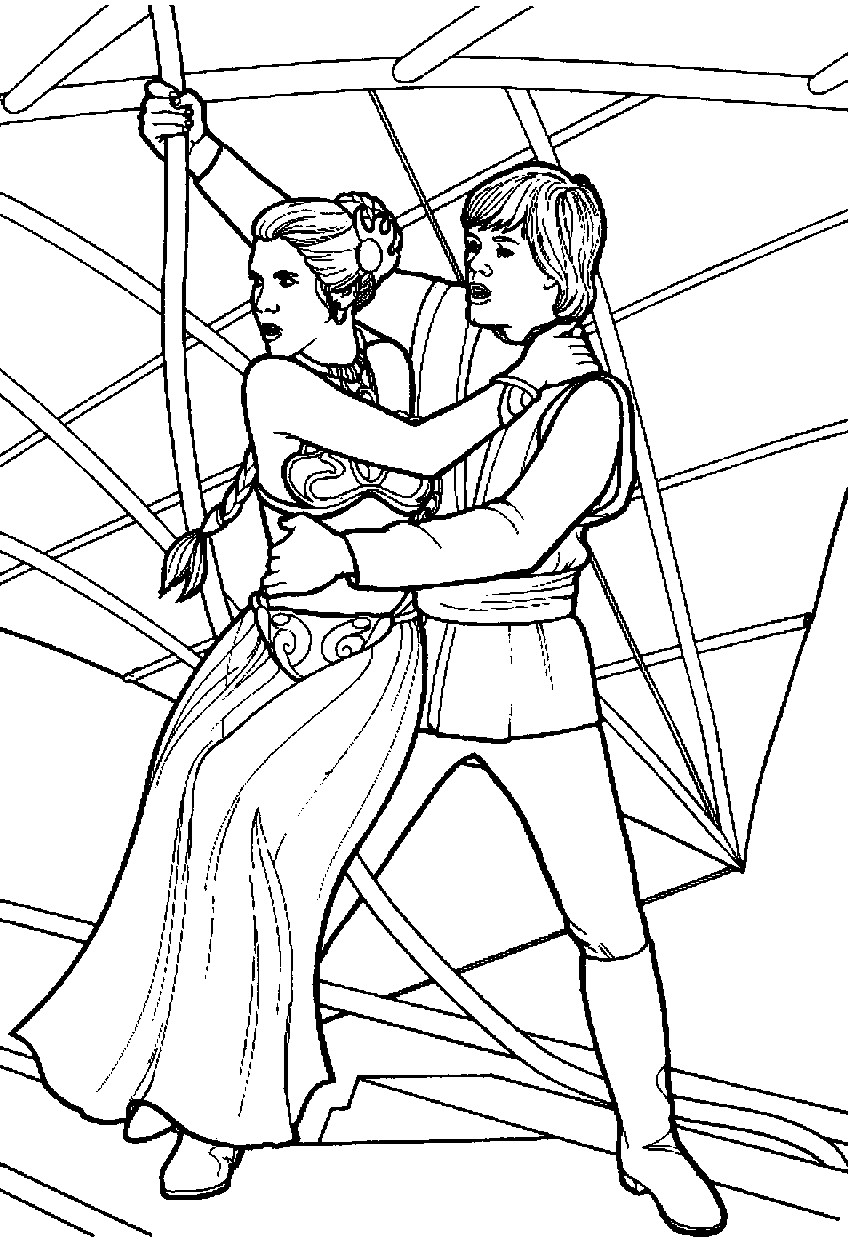 Star Wars Coloring Pages For Kids
 Star wars to color for children Star Wars Kids Coloring