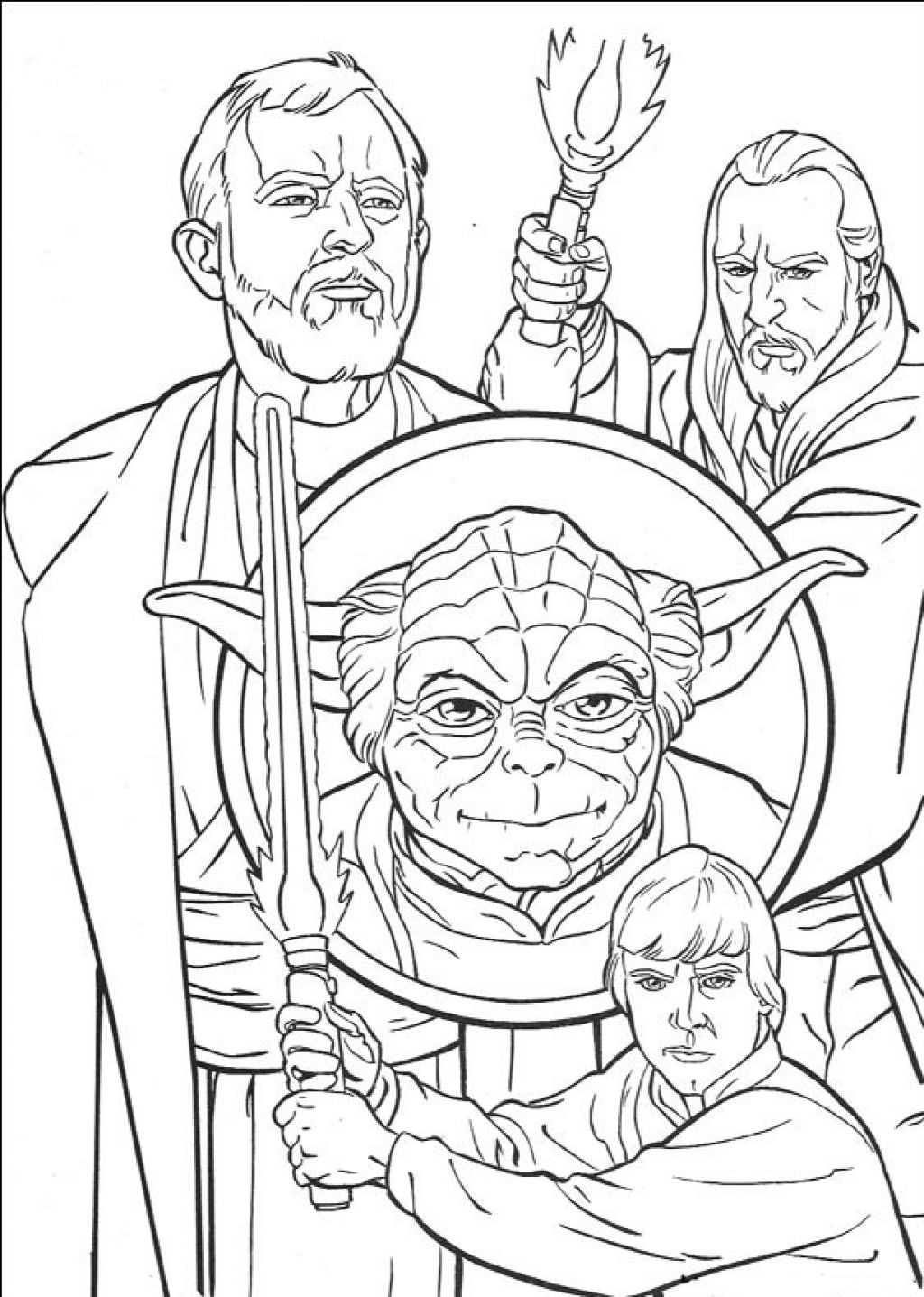 Star Wars Coloring Pages For Kids
 Star Wars Clone Wars Coloring Pages Learny Kids