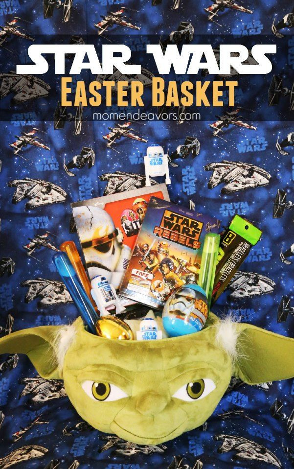 Star Wars Gift Basket Ideas
 Star Wars Easter Basket ideas DisneyEaster ad StarWars