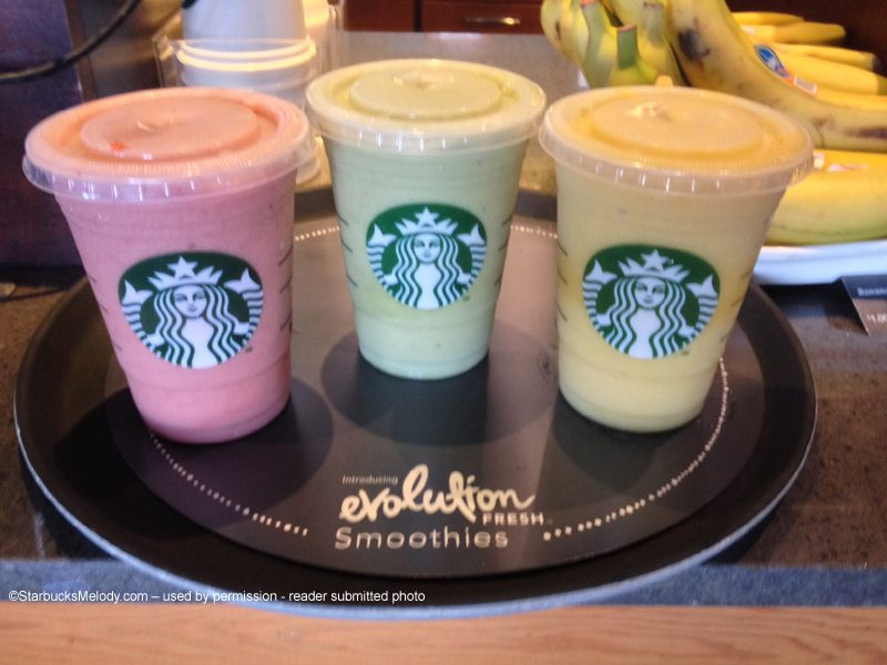 Starbuck Smoothies Calories
 In testing Starbucks new Evolution Fresh Smoothies