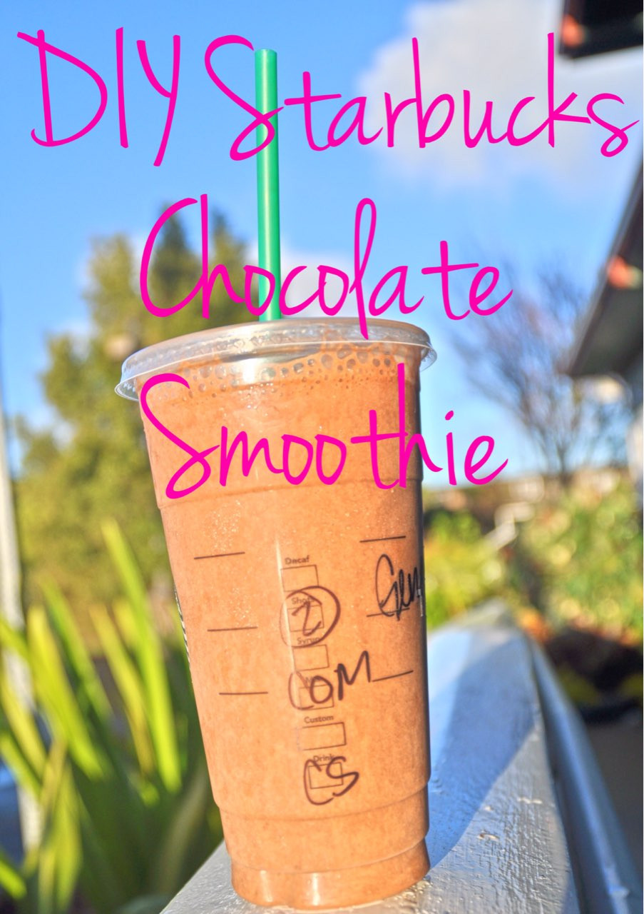 Starbuck Smoothies Calories
 DIY Starbucks chocolate smoothie Directions calories