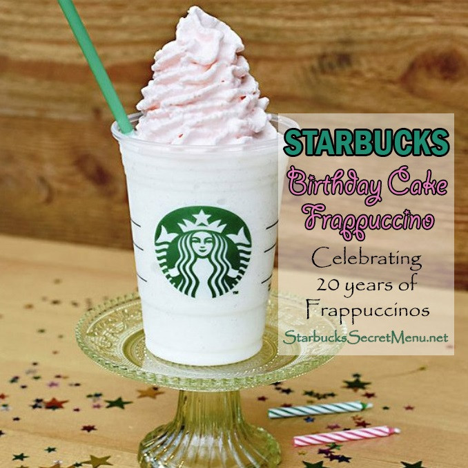 Starbucks Birthday Cake Frappuccino
 Starbucks Birthday Cake Frappuccino