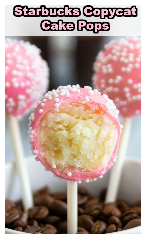 Starbucks Birthday Cake Pop
 Better than Starbucks birthday cake pop This copycat