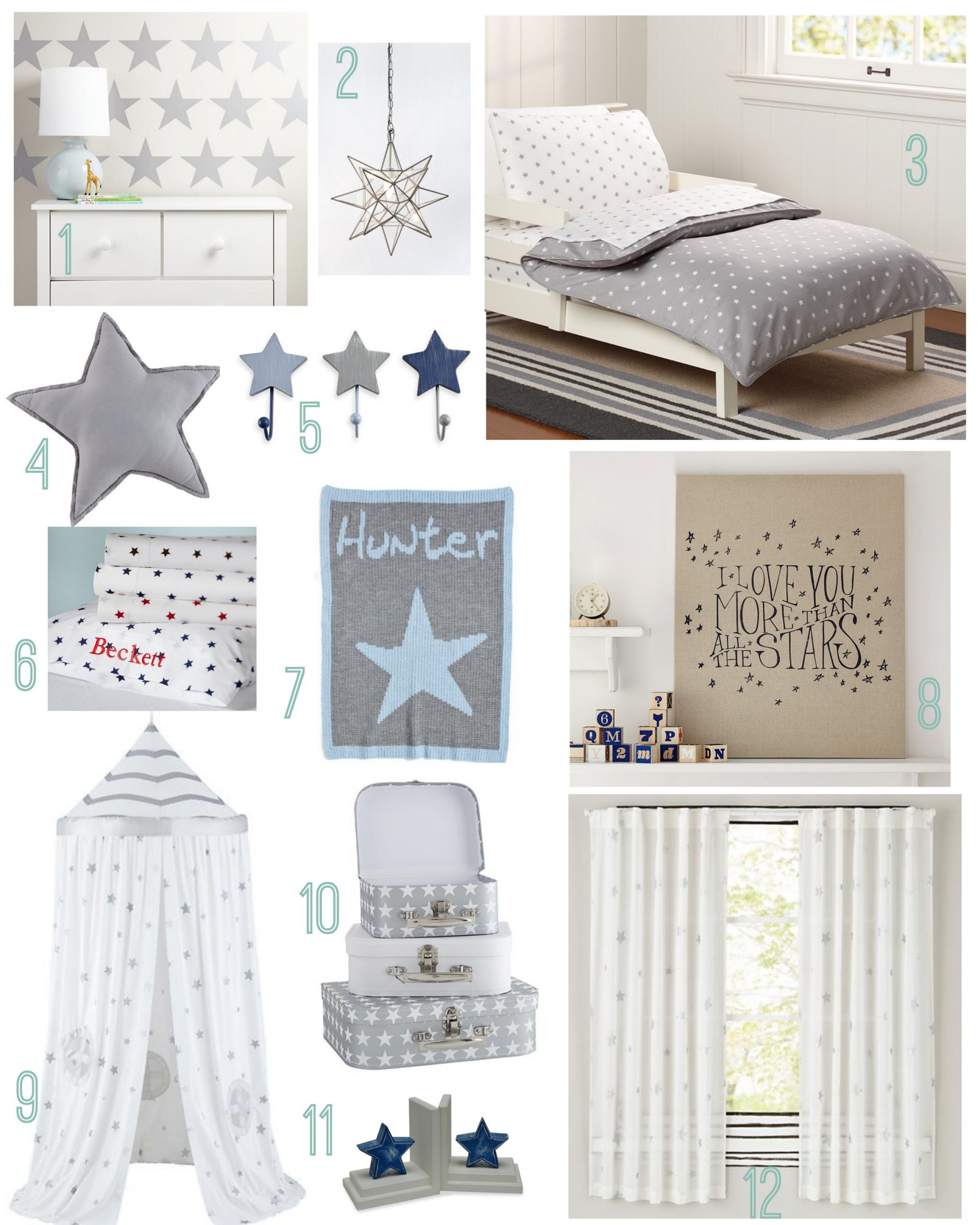 Stars For Kids Room
 Star Themed Kids Room Rustic Baby Chic