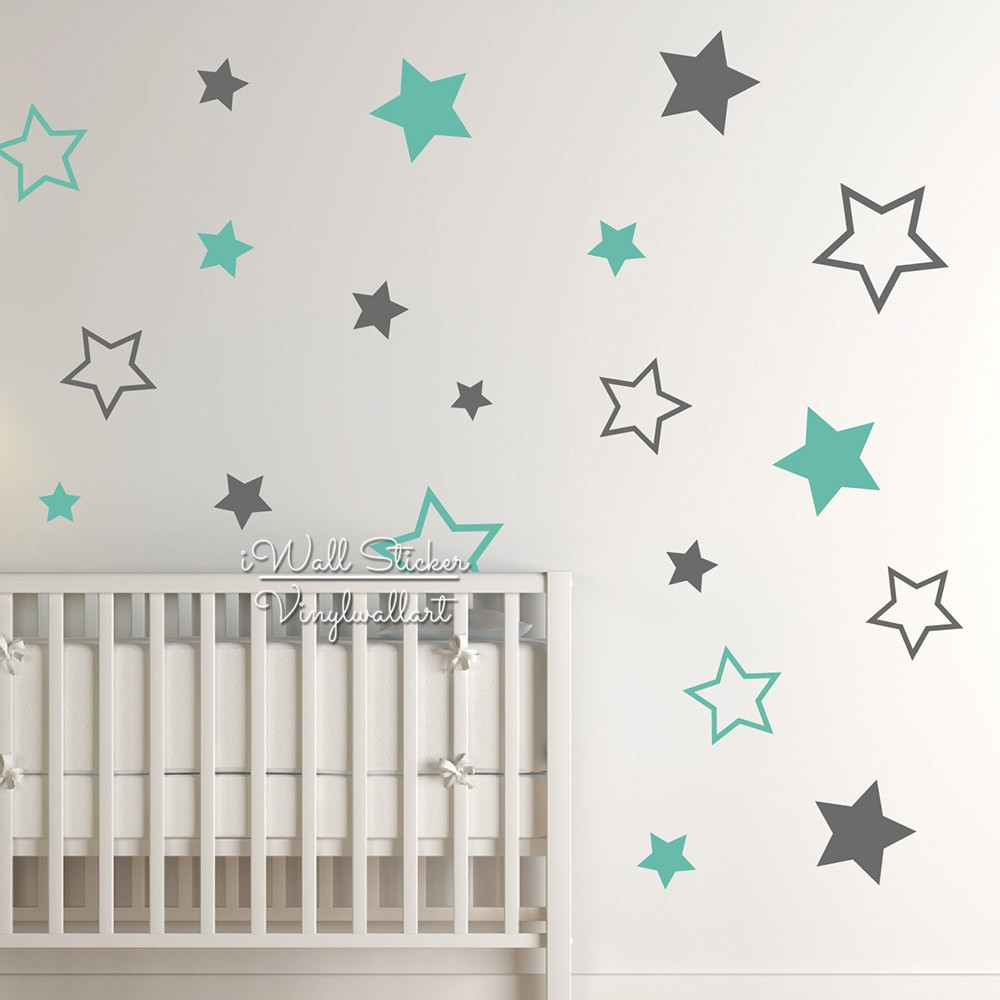 Stars For Kids Room
 Nursery Stars Wall Sticker Star Wall Decal Star Wall