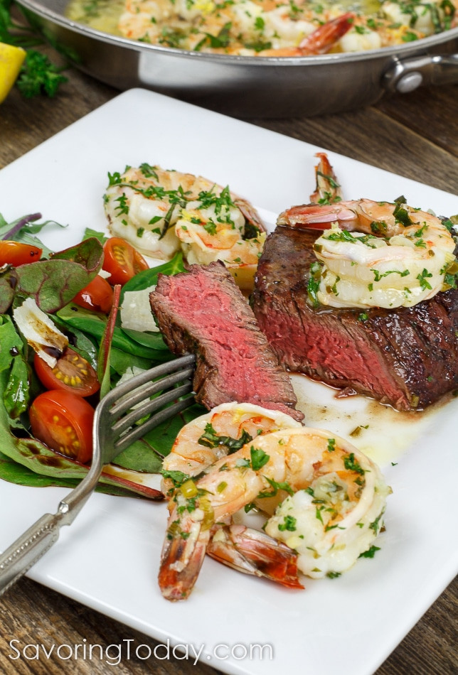 Steak And Shrimp Dinners
 Grilled Steak and Shrimp Scampi for Two Surf & Turf Date