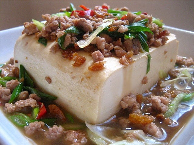 Steamed Tofu Recipes
 Steamed Tofu with Ground Pork Rasa Malaysia