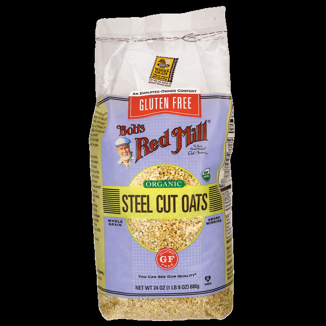 Steel Cut Oats Gluten
 Bob s Red Mill Organic Steel Cut Oats 24 oz 680 g Pkg