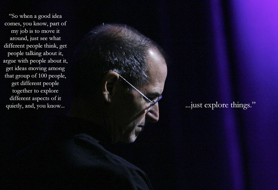 Steve Jobs Motivational Quotes
 Quote on a good idea by Steve Jobs – Dont Give Up World