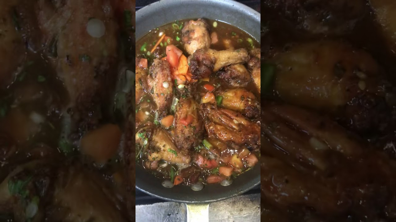 Stew Chicken Wings
 Brown Stew Chicken Wings