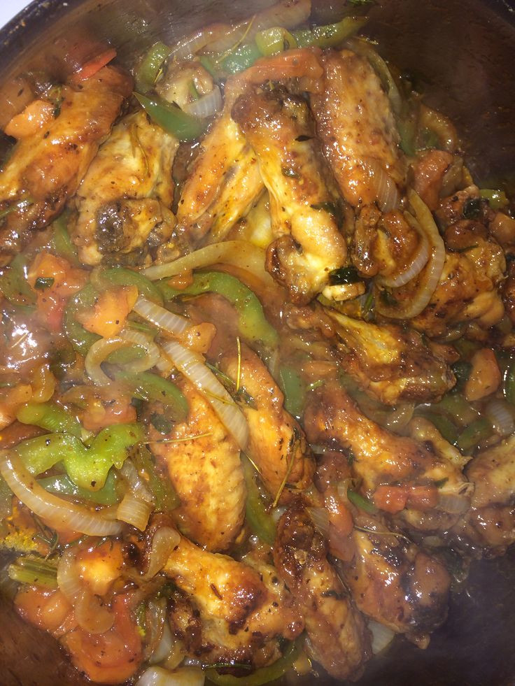 Stew Chicken Wings
 Stewed Chicken wings