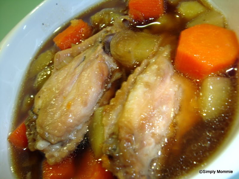 Stew Chicken Wings
 Crockpot chicken wings stew for the toddler