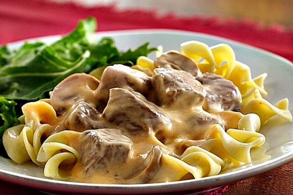 Stew Meat And Cream Of Mushroom Soup
 Slow Cooker Beef Stroganoff The Cooking Mom