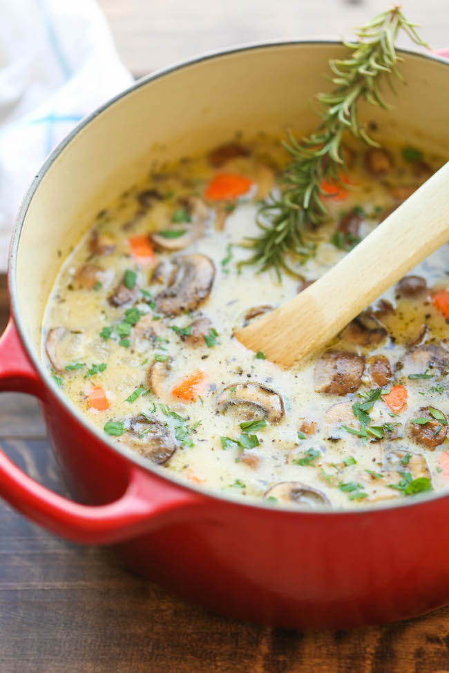 Stew Meat And Cream Of Mushroom Soup
 Creamy Chicken and Mushroom Soup