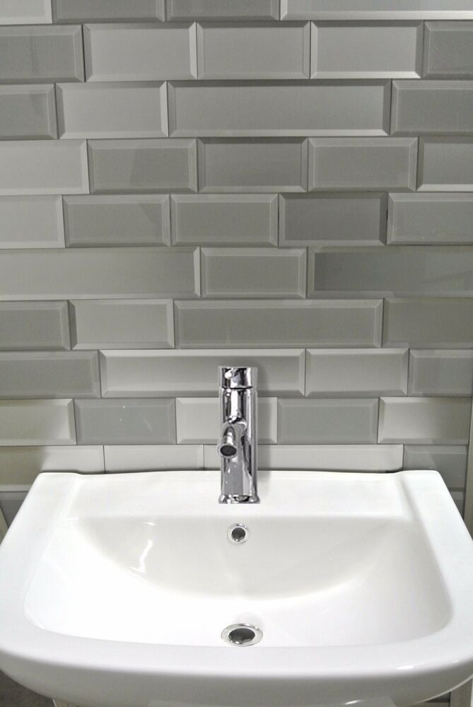 Stick On Bathroom Tiles
 Gray Peel and Stick Tile Kitchen Bathroom Wall Backsplash